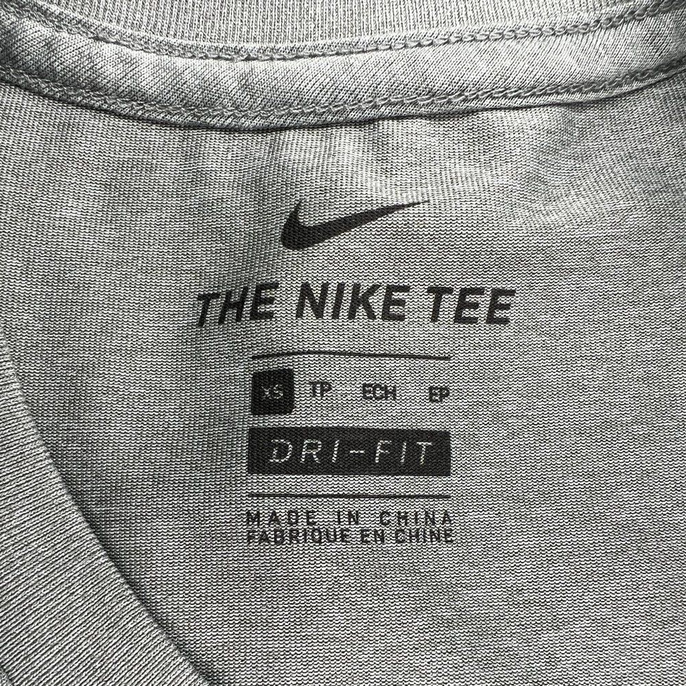 Nike Dri-Fit‎ Tee Women's Size XS Grey Athletic Running Training Legend T-Shirt - Picture 8 of 10